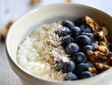 Μπολ με μύρτιλα, Arla Protein Cottage Cheese & καρύδια