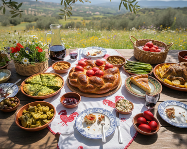 πασχαλινό τραπέζι