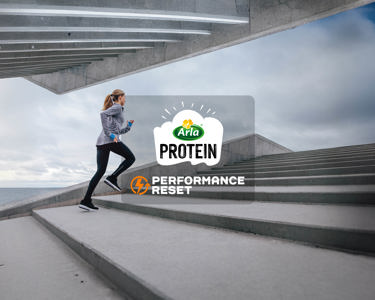 An athlete drinking water