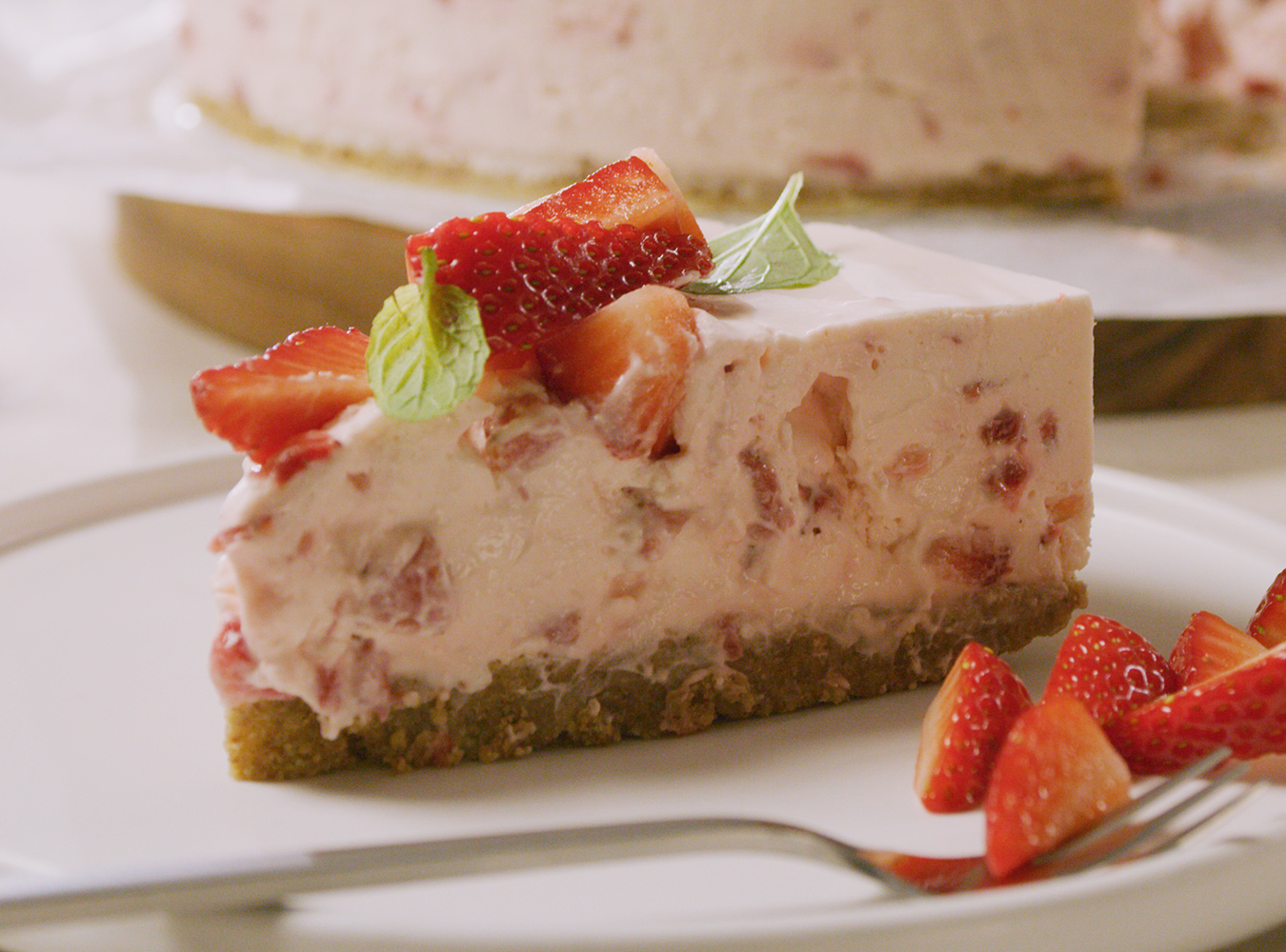 Cheesecake φράουλα