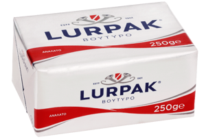 Lurpak® Βούτυρο ανάλατο σε αλουμινόφυλλο 250 g