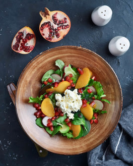 Σαλάτα με ρόδι & cottage cheese