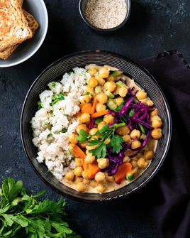 Σαλάτα με ρεβύθια & cottage cheese