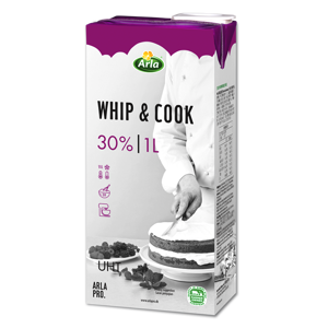 Arla Pro. Arla Pro Whip & Cook 30% fat 1L