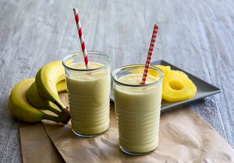 SMOOTHIE ΜΕ ΒΑΝΙΛΙΑ & ΑΝΑΝΑ