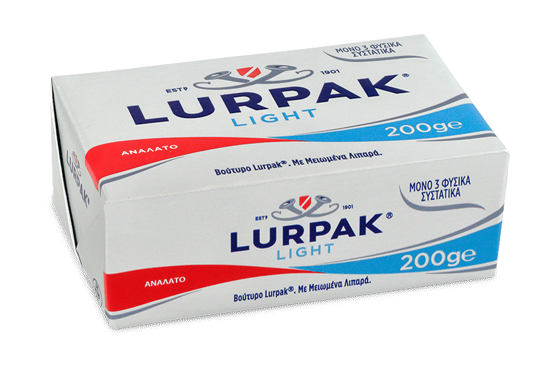 Lurpak® Light Βούτυρο Ανάλατο 200g