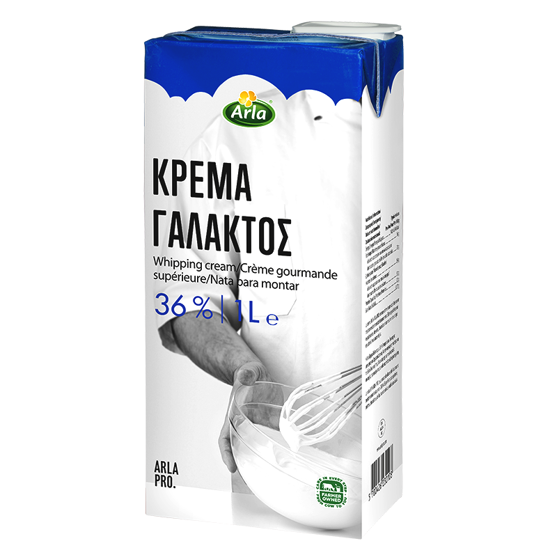 Arla Pro. Arla PRO Κρέμα Γάλακτος 36% 1lt