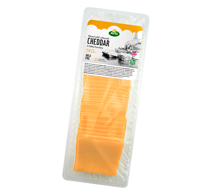 Arla® Pro Arla PRO Mild Coloured Cheddar σε φέτες 1kg
