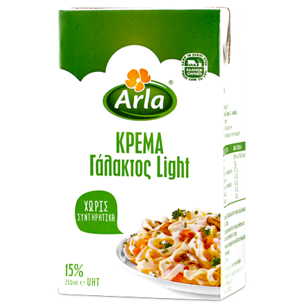 Arla® Κρέμα Γάλακτος Light 15% 250ml