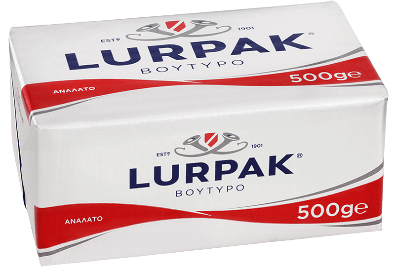 Lurpak® Βούτυρο ανάλατο σε αλουμινόφυλλο 500 g