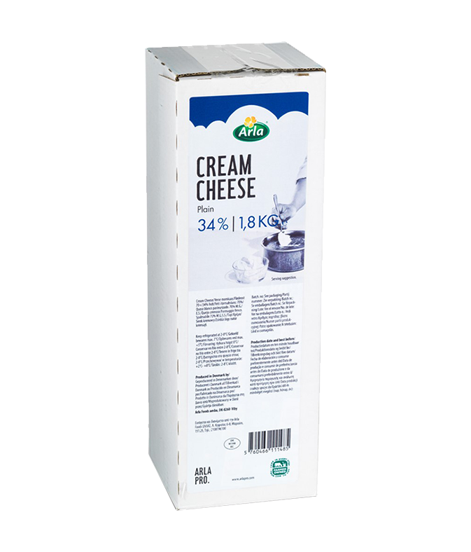 Arla Pro. Arla PRO Cream Cheese 34% 1,8kg