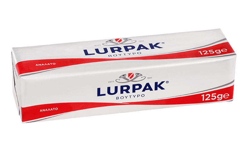 Lurpak® Βούτυρο ανάλατο σε αλουμινόφυλλο 125 g